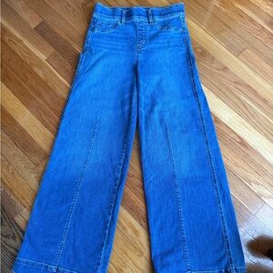 Spanx EveryWear women’s jeans. Seamed fronted front wide leg jeans